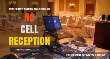 Outdoor Wedding Music Without Cell Reception