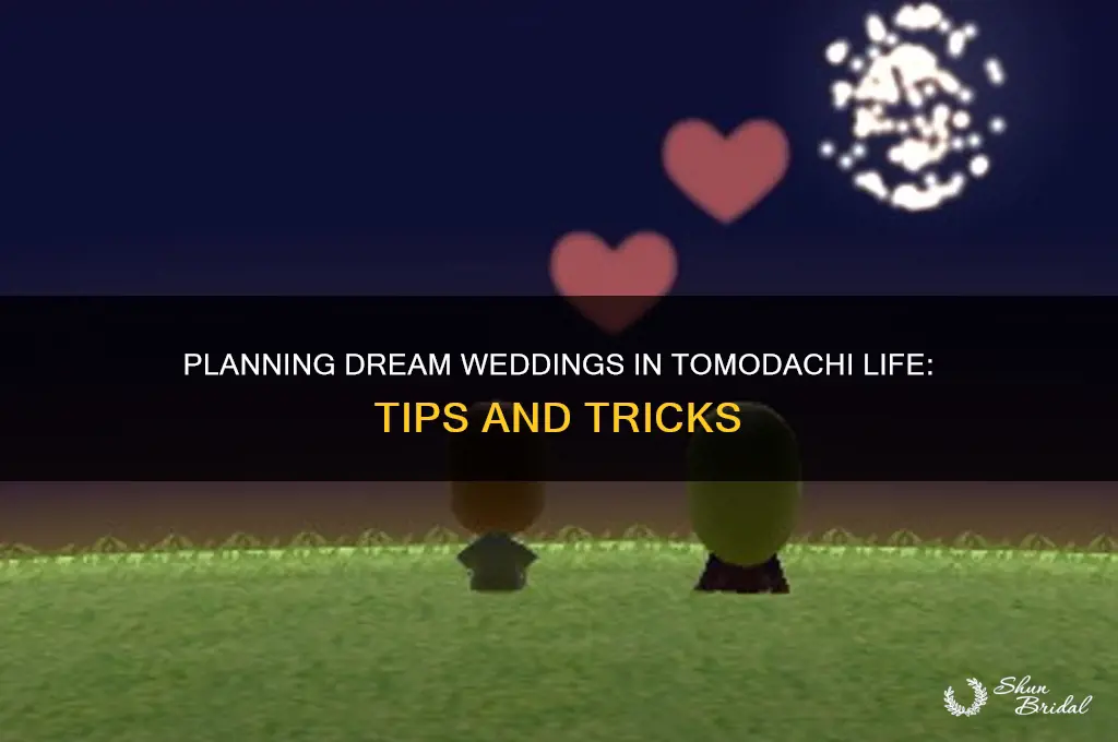 how to have weddings in tomodachi life