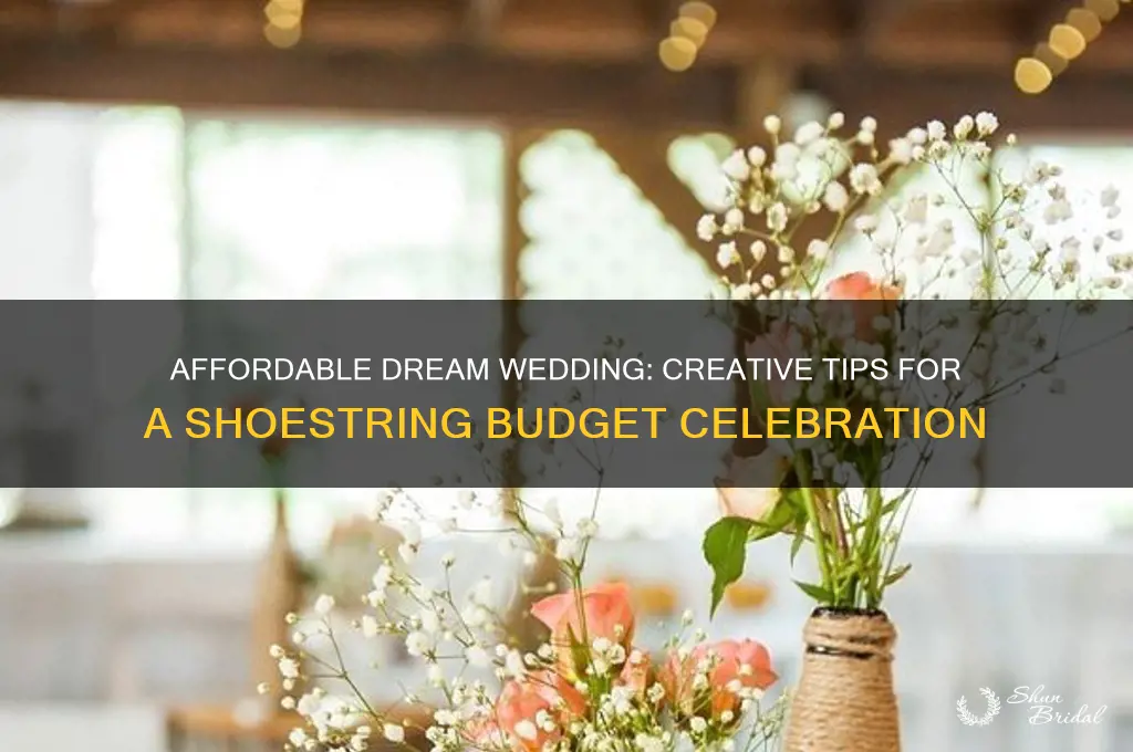 how to have your dream wedding on a shoestring budget