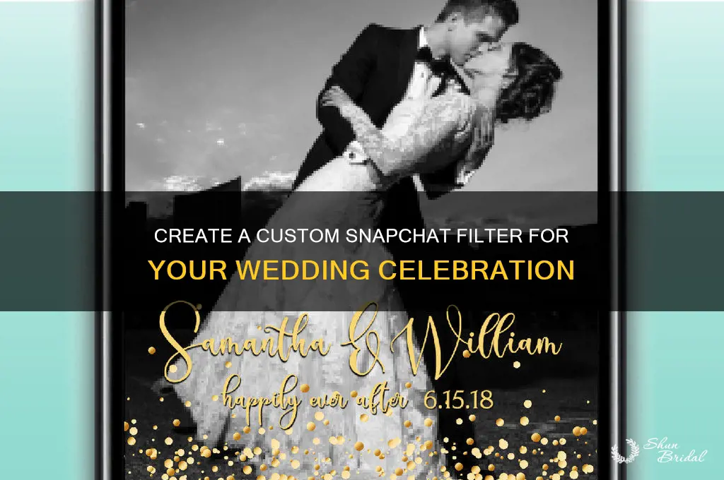 how to have your own snapchat filter for wedding