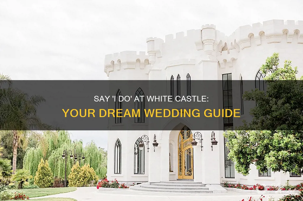 how to have your wedding at white castle