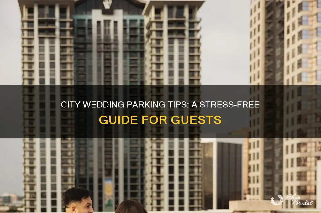 how to have your wedding guests park in the city
