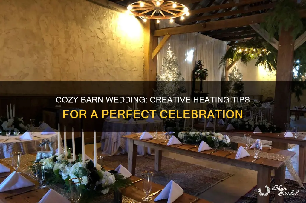how to heat a barn for a wedding