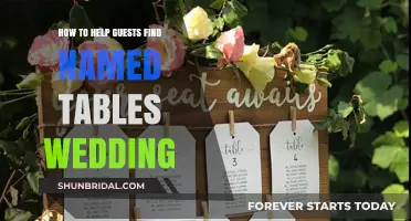 Effortless Table Finding: Creative Ways to Guide Guests at Your Wedding