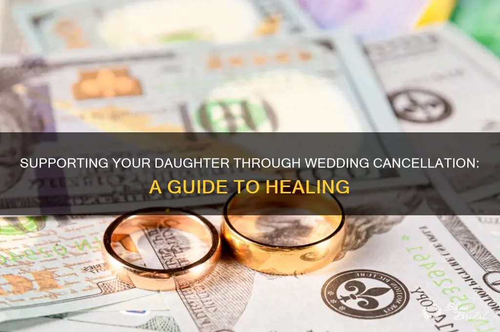 how to help my daughter afte the wedding is cancelled