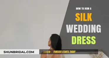 The Perfect Hem: Silk Wedding Dress Techniques