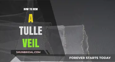 Mastering Tulle Veil Hemming: A Step-by-Step DIY Guide