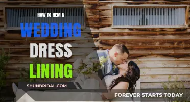 The Perfect Hem: Lining Your Wedding Dress