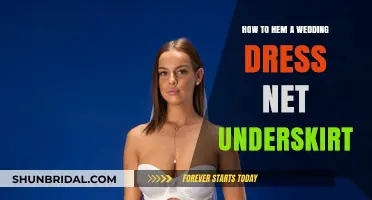 Easy Guide to Hemming Your Wedding Dress Net Underskirt