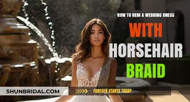 Hemming Horsehair Braid: The Perfect Wedding Dress Hack