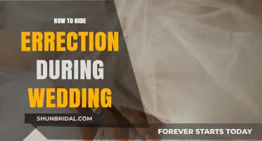 Managing Unwanted Erections: Tips for Staying Comfortable at Your Wedding