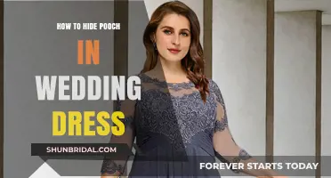 Choosing a Wedding Dress to Hide Your Pooch