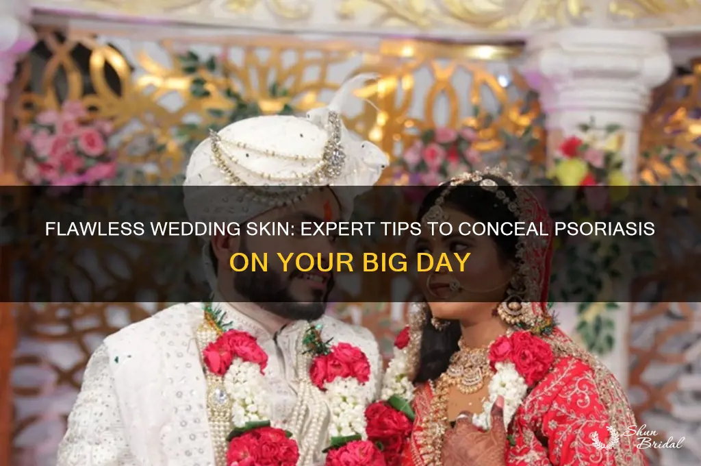 how to hide psoriasis on wedding