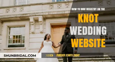 Concealing Your Wedding Registry on The Knot: A Step-by-Step Guide