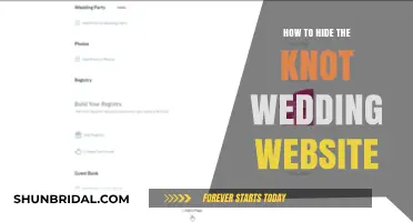 Elegantly Conceal Your Knot Wedding Website: A Step-by-Step Guide