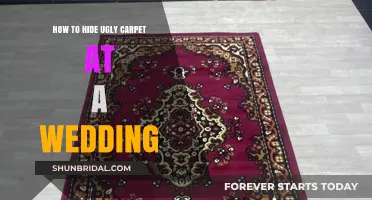 Elegant Solutions to Conceal Unattractive Carpet at Your Wedding