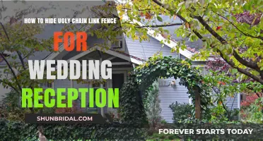 Creative Ways to Camouflage Chain Link Fences for Wedding Bliss