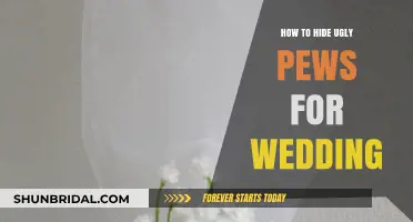Creative Ways to Hide Ugly Pews for a Beautiful Wedding