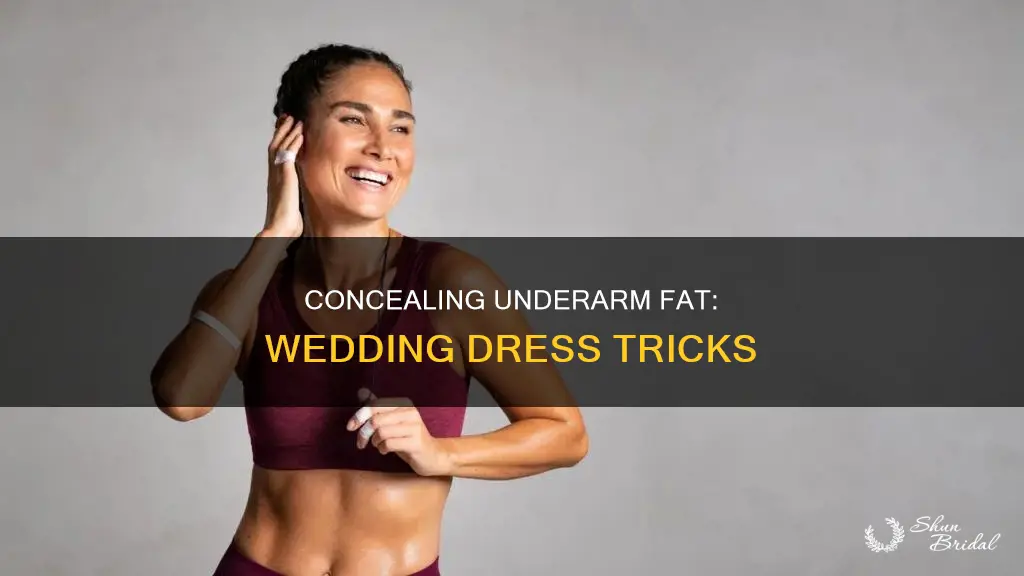 how to hide underarm fat in wedding dress