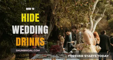 Creative Ways to Conceal Wedding Drinks for a Seamless Celebration