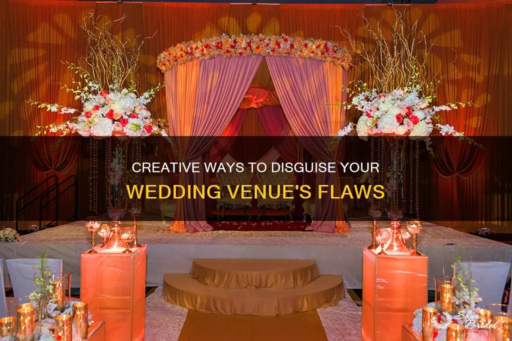 how to hide wedding venue flaws