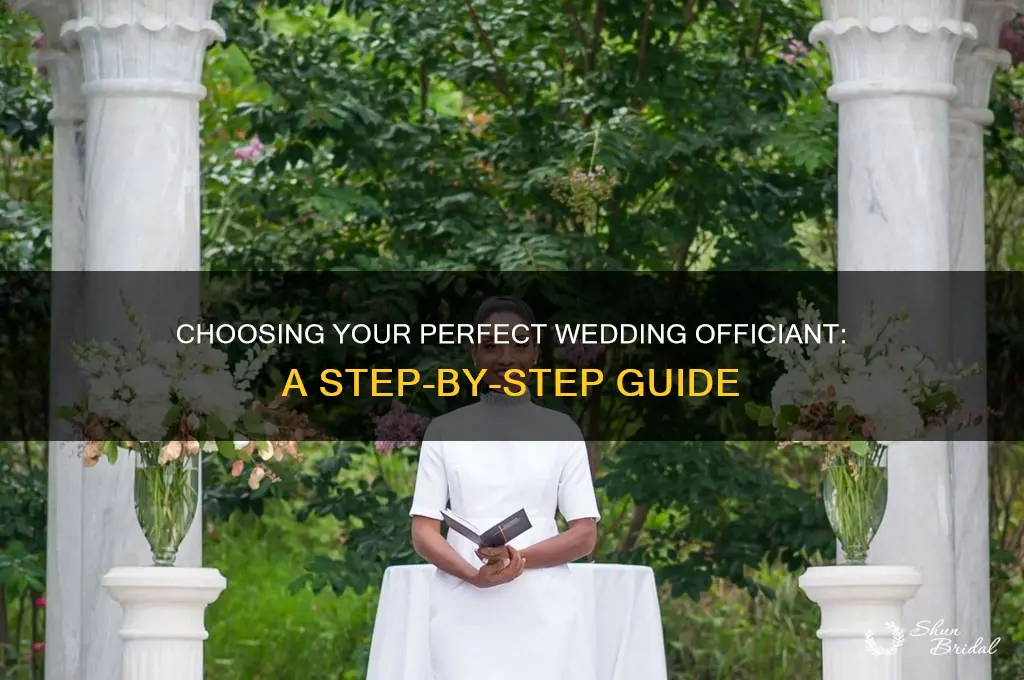 how to hire a wedding officiant