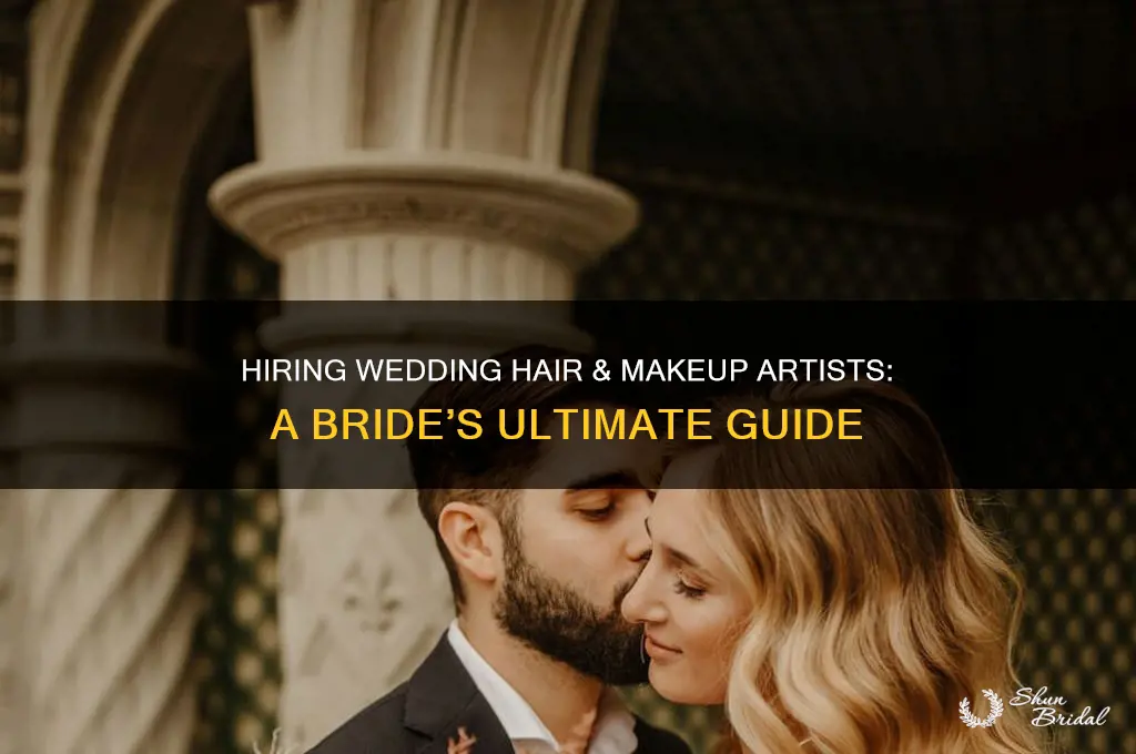 how to hire someone for hair and makeup for wedding
