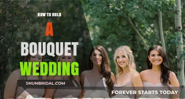 Mastering the Art of Holding Your Wedding Bouquet Gracefully