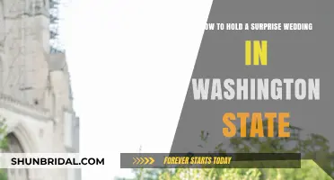 Surprise Wedding Guide: Planning a Secret Celebration in Washington