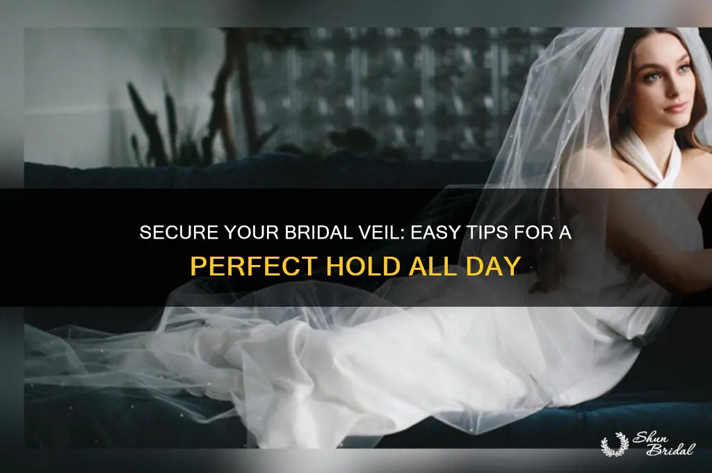 how to hold a veil in place