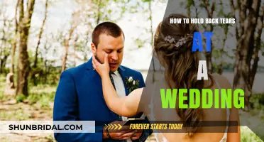 Staying Composed: Tips to Hold Back Tears at Weddings