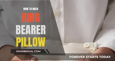 Ring Bearer Pillow: How to Hold It