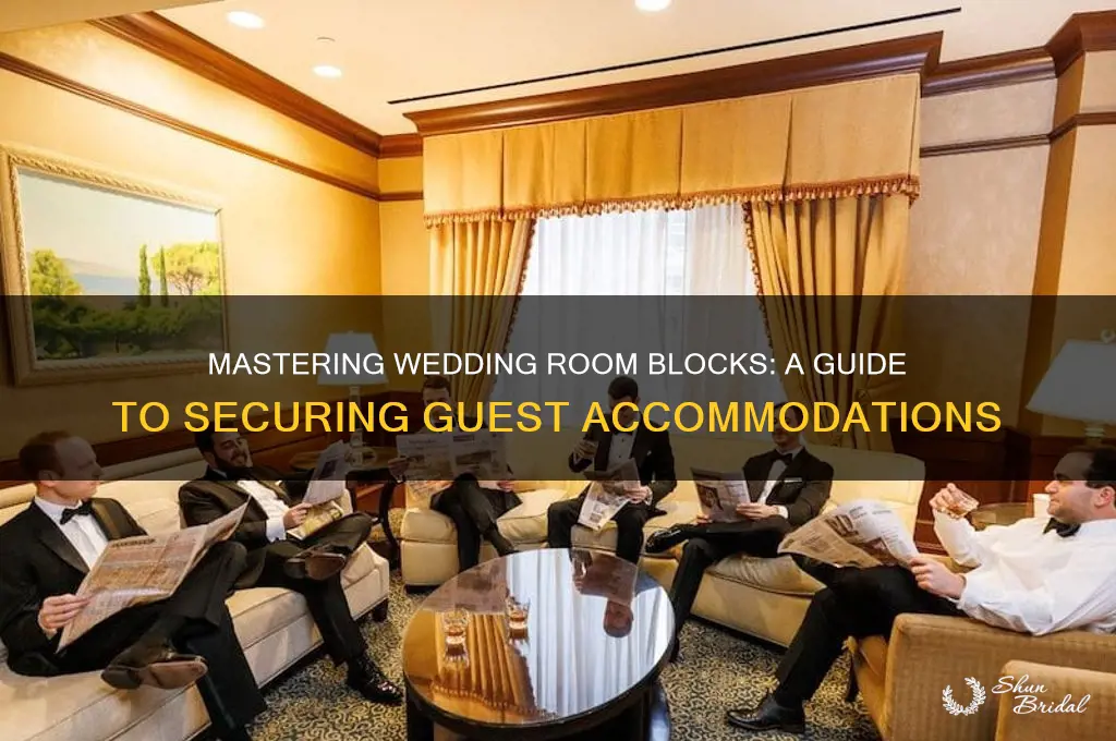 how to hold rooms for wedding