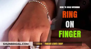 Guide to Securely Wearing Your Wedding Ring