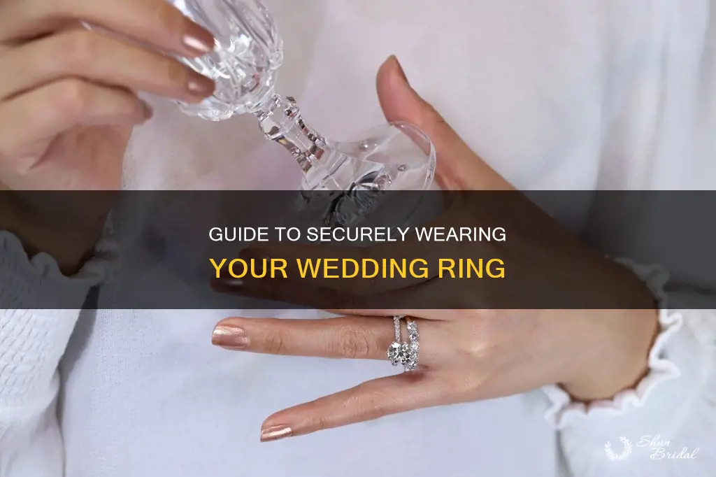 how to hold wedding ring on finger