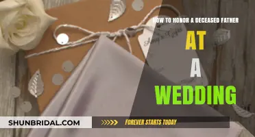 Honoring Your Deceased Father: Meaningful Ways to Include Him in Your Wedding