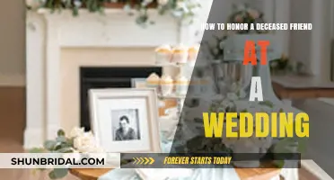 Honoring a Deceased Friend: Thoughtful Ways to Include Them in Your Wedding