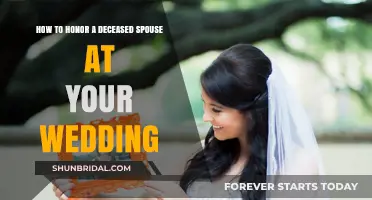 Honoring Your Deceased Spouse: Thoughtful Ways to Include Them in Your Wedding