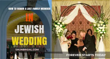 Honoring Lost Loved Ones: Jewish Wedding Traditions for Remembering Family
