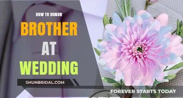 Honoring Your Brother: Meaningful Ways to Celebrate Him at Your Wedding