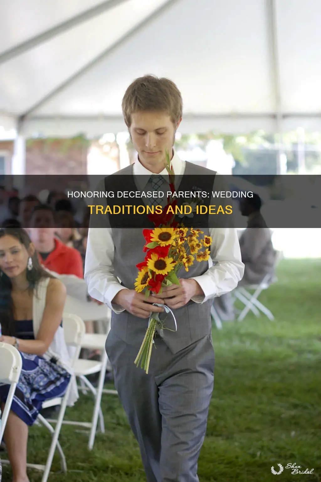 how to honor deceased parent at wedding