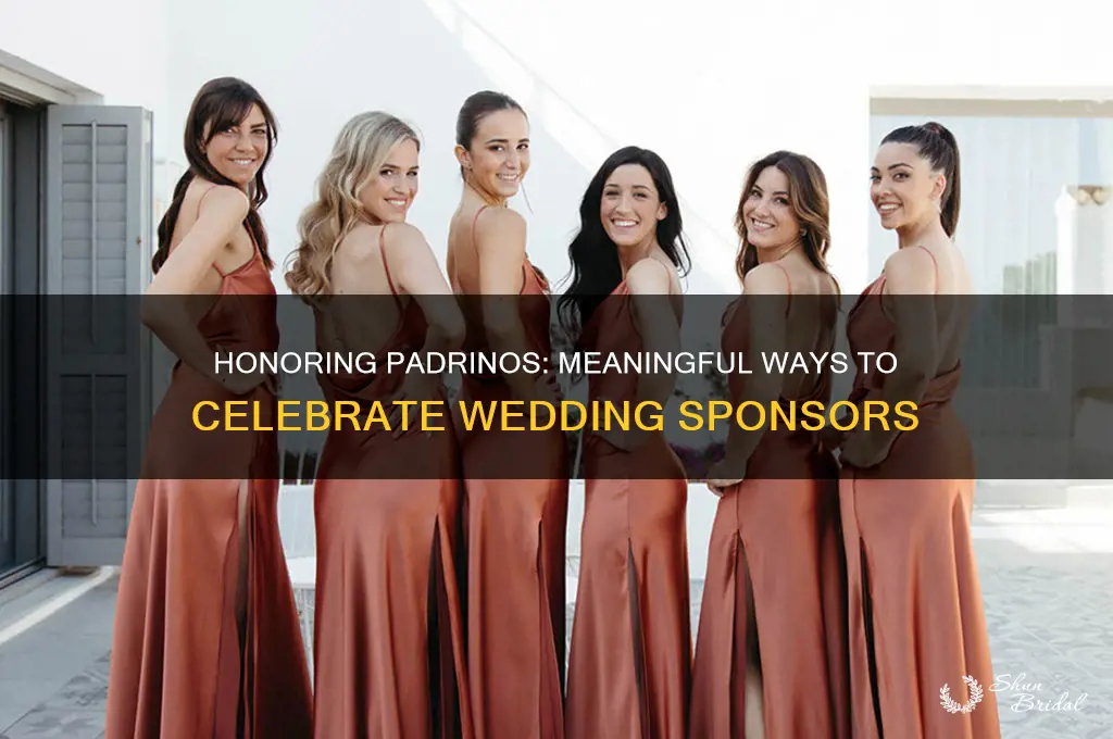 how to honor padrinos at a wedding