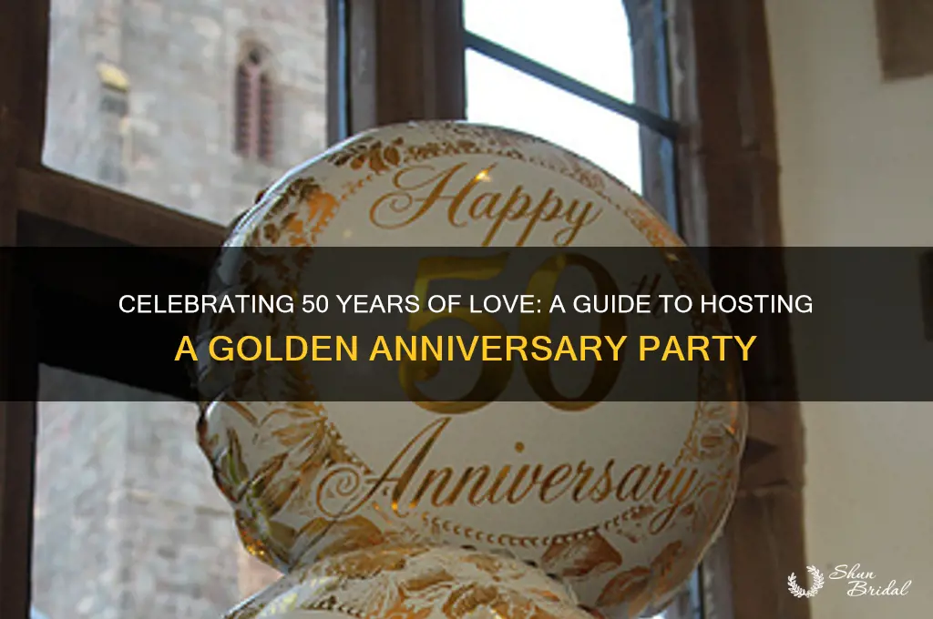 how to host a 50th wedding anniversary party