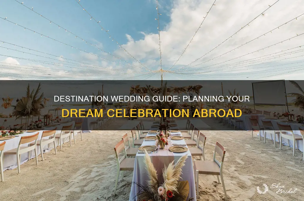 how to host a destination wedding