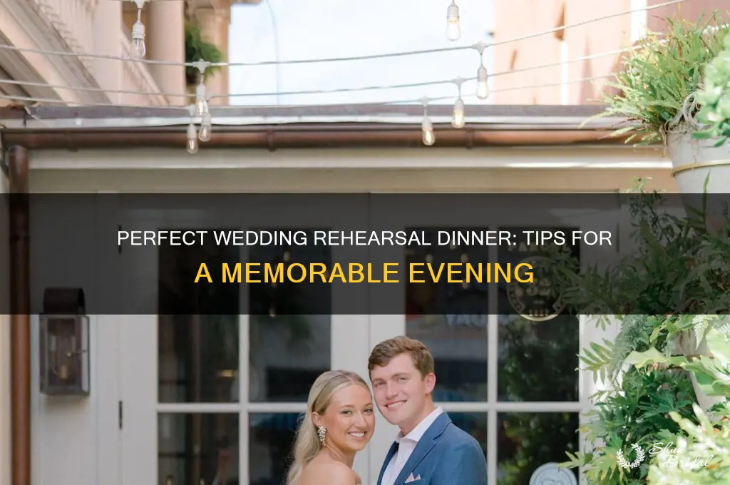 how to host a nice wedding rehearsal dinner