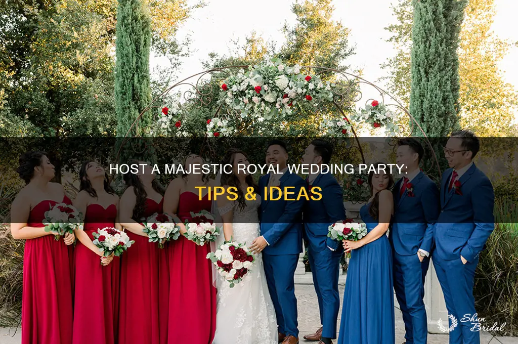 how to host a royal wedding party