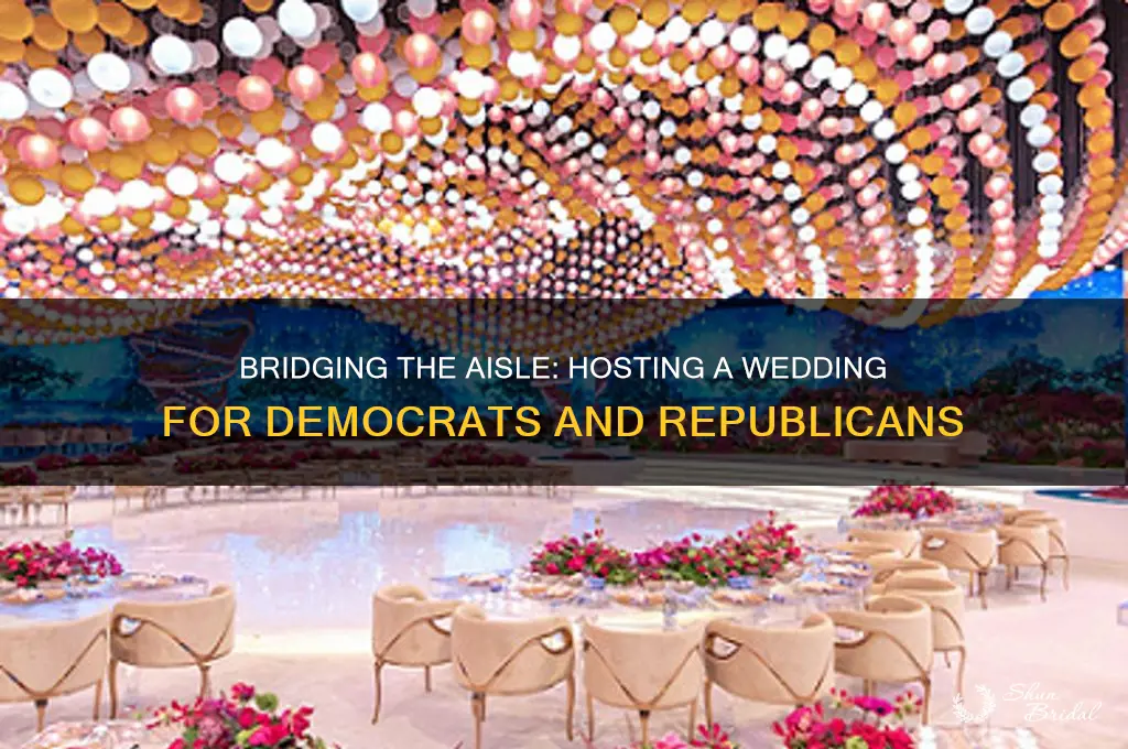 how to host a wedding with democrats and republicans