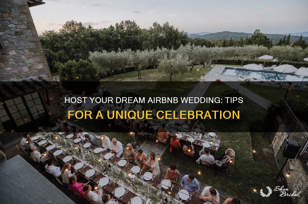 how to host an airbnb wedding