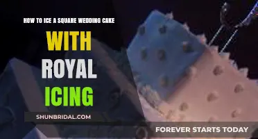 Mastering Royal Icing: Perfectly Decorating Your Square Wedding Cake