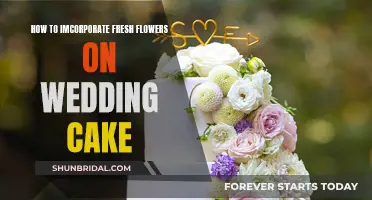 Fresh Flowers on Wedding Cakes: A Guide to Incorporation